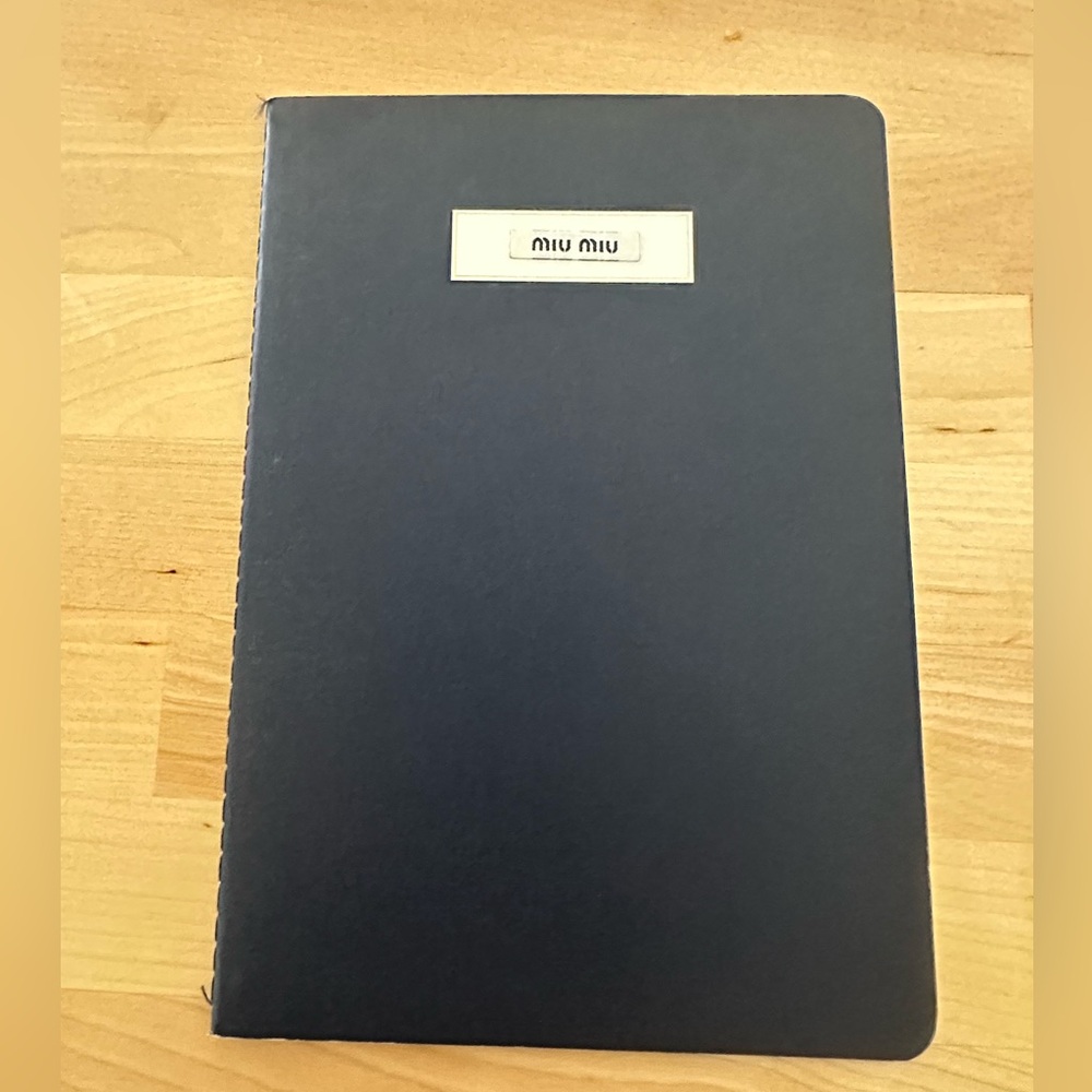 Miu Miu VIP Notebook Navy